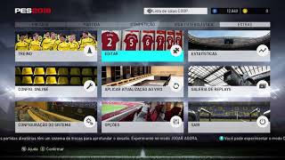 PES 2018  OPTION FILE PC STEAM 100 ATUALIZADO  SAVE [upl. by Helas]