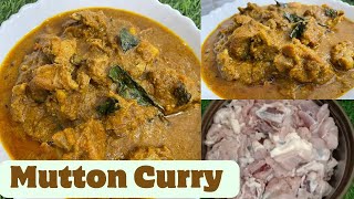 Kerala Style Mutton Curry  Mutton Curry Recipe Mutton Curry with Coconut Paste How to make Mutton [upl. by Orva]