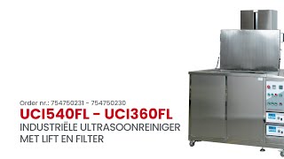 Ultrasoonreiniger 360540L met motorische lift  MW Tools  Vynckier [upl. by Kcirdez]