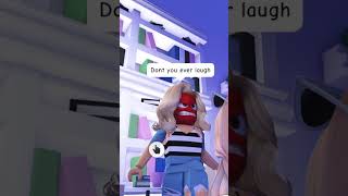 When mom YELLS at your sibling BUT YOU LAUGH…😱💀 adoptme roblox robloxshorts [upl. by Atterys]