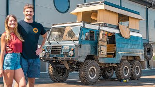 72 Hours Converting a Roof Top Tent into a HUGE DIY POP TOP Camper  6x6 ExMilitary Truck Week 19 [upl. by Maram]