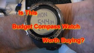 SKMEI Digital Compass Watch Unboxed and Using [upl. by Nosac]