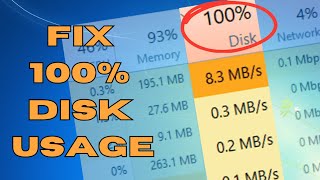 How to Fix 100 DISK Usage in Windows 10 [upl. by Bigg880]