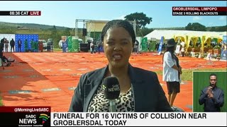 Limpopo taxi crash victims funeral under way in Groblersdal [upl. by Udale]