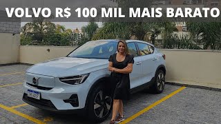 Por que o Volvo C40 Plus P6 2024 é R 100 mil mais barato  e este é o momento de comprar [upl. by Barton]