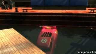 Crash test Dinoco McQueen Disney car twelve jumps game GTA IV by onegamesplus [upl. by Mitman]