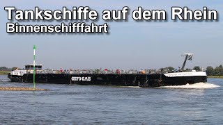 Tankschiffe auf dem Rhein  Binnenschifffahrt  Sommer 2023  Shipspotting [upl. by Htiekram583]