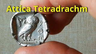 ATTICA Tetradrachm Ancient Greece 454 404 BC quotThe Athenian Owlquot [upl. by Otilrac911]