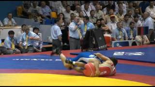 Russian Wrestling Highlights In Slo Flo 2011 [upl. by Ahsiad]