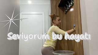 VLOG  Temizlik 🧤 Antre ve banyo temizliği 🧽 [upl. by Gudrun]