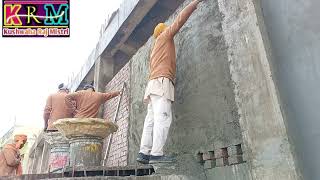 Plaster work  Plaster kaise kare  Plastering work  How to plaster [upl. by Dahij]