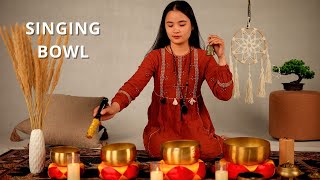 Healing Singing Bowl Sounds  Official Video of Helga Soft [upl. by Berghoff]