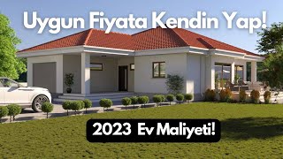 2023 Ev Yapım Maliyeti ve Aşamaları 196 m² Lüks ve Konforlu Evin Fiyat Analizi [upl. by Draneb]