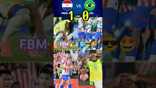 Paraguay vs Brazil 10 Highlights Goals🔥🇵🇾🇧🇷shorts paraguay brazil football viralvideovinicius [upl. by Notelrac]