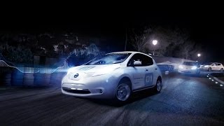 The Silent Ride with the Nissan LEAF 100 Electric car [upl. by Lennox321]