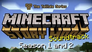 Minecraft Story Mode Season 1  2 FULL Soundtrack [upl. by Nerval]