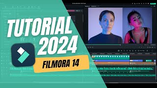 💻 CÓMO UTILIZAR FILMORA 14  TUTORIAL BÁSICO 2024 [upl. by Winifred]