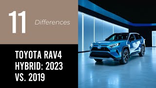 Toyota RAV4 Hybrid 2023 vs 2019 [upl. by Aratahc]