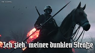 Ich zieh meiner dunklen Straße German FahrtenliedEnglish translation [upl. by Dde709]