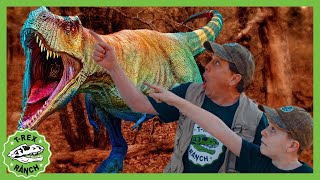 Can the Park Rangers Find the NEW TRex  TRex Ranch Dinosaur Videos [upl. by Ebneter]