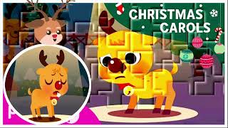 Santas Reindeer  Christmas Carols  Pinkfong Songs for Children  ACAPELLA [upl. by Ennovihc]