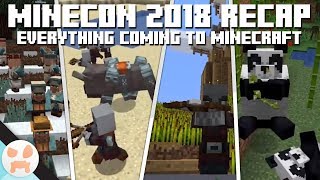 PANDAS CROSSBOWS amp MORE  Minecon Recap 2018  Minecraft 114 and beyond [upl. by Niatsirhc]