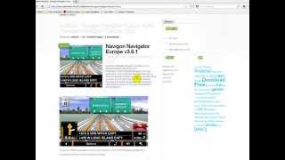 Download Navigon Navigator Europe v361 Android Full version Free [upl. by Enyallij778]
