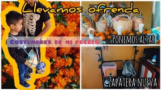 Dia de muertos tradiciones de mi pueblo ✅️zapatera nueva tradiciones vlog familia shein [upl. by Yulma]