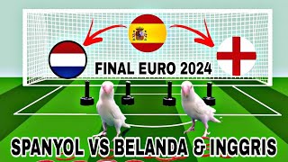 FINAL SPANYOL VS BELANDA amp SPANYOL VS INGGRIS  PREDIKSI ARJUNA SE ANDAI NYA KETEMU DI FINAL EURO [upl. by Cown]