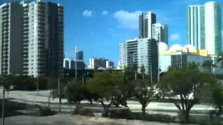 Rolin thru Miami on the metrorail [upl. by Ahseinet]