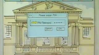 Electronic Banking by Personal Computer  Animatic 1995  Part 3 of 5 [upl. by Palgrave534]