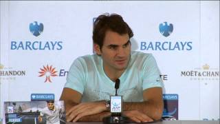 Roger Federer Angry During His Match Against Del Potro in London [upl. by Stasny297]