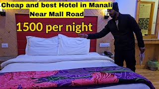 Cheap and best hotels in Manali  Siyal Inn Contact 7807624838 Mall road [upl. by Rodriguez468]