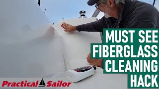 A Fiberglass Cleaning Boat Hack You Have To Try [upl. by Annaegroeg351]