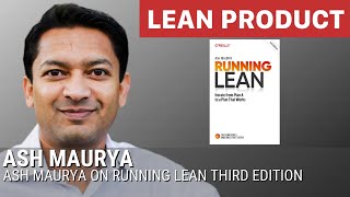 Lean Canvas Creator Ash Maurya on Running Lean Third Edition at Lean Product Meetup [upl. by Benjie]