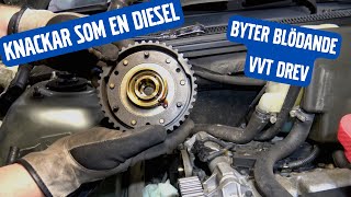 Byta VVT drev avgassidan på Volvo med motor B5254T2 [upl. by Chere]