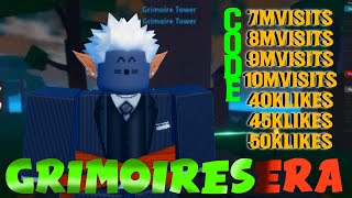 HOW TO FIND GRIMOIRE TOWER amp HOW TO STORE  CODE  GRIMOIRES ERA [upl. by Allyce]