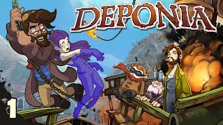 Point and clicktastrophy  Deponia Part 1  Hollow Ground [upl. by Akinyt]