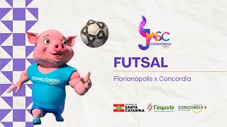 JASC 2024  FUTSAL MASCULINO  FLORIANÓPOLIS x CONCÓRDIA [upl. by Arley]