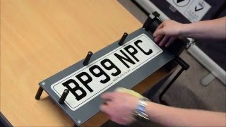 How to Print a Number Plate [upl. by Case]