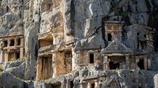 Exploring the Tombs of Myra St Nicholas Church and a Sunken City [upl. by Eeladnerb]