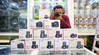 Canon DSLR Price in Bangladesh  Canon M50 Canon 4000D 600D 200D 700D 750D 77D 80D 760D [upl. by Kindig]