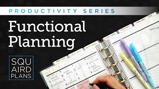 7 Functional Planning Styles To Help You Get Things Done  Productivity Series  Squaird Plans [upl. by Utley]