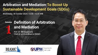 Session I  Definition of Arbitration and Mediation [upl. by Drucy]