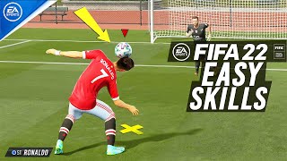 FIFA 22  TOP 10 EASY SKILL MOVES TUTORIALNEW [upl. by Hoxsie395]