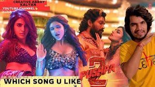 Pushpa 2  Update  Kissik Lyrics  Oo Antava Mawa  which song U like  Allu Arjun  Sreeleela [upl. by Ainivad348]