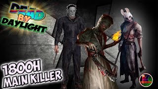 DEAD BY DAYLIGHT  1800 Horas  MAYERS  HUNTRESS  NURSE  GAMEPLAY ESPAÑOL [upl. by Aikrehs]