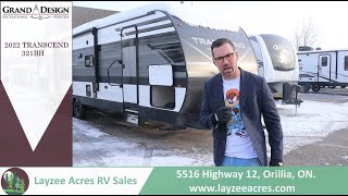 2022 Grand Design Transcend 321BH  Layzee Acres RV Sales [upl. by Sillaw]