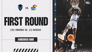 Kansas vs Howard  First Round NCAA tournament extended highlights [upl. by Nitneuq]