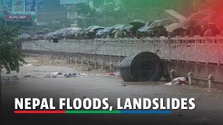 10 dead 7 missing in Nepal floods landslides  ABSCBN News [upl. by Christel306]